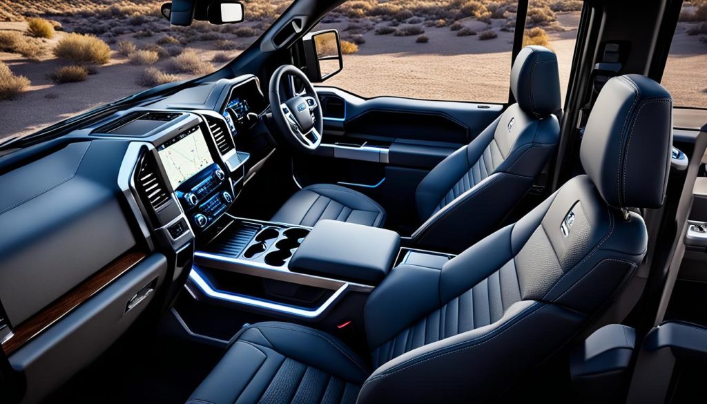 2025 Ford F250 interior design